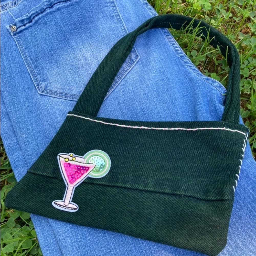 HANDMADE DENIM PURSE - Picture 4 of 4